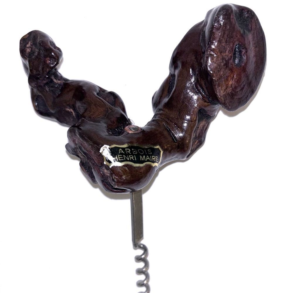 Vintage Grapevine Corkscrew From France Jura Region Henri Maire Vineyard